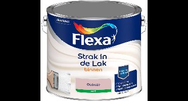 Flexa - Strak in de Lak Binnenlak Mat - Oudroze - Mengverf - 2.5 L