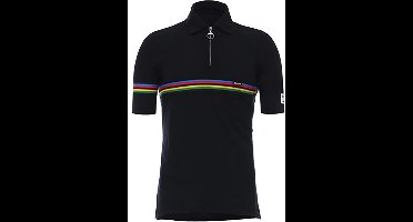 Santini UCI Merino Wool Polo Jersey-XS