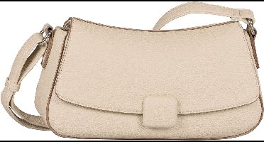 TOM TAILOR Schoudertas Enna Flap Bag no Zip Beige