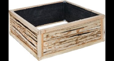 TuinChamp Moestuinbak hout 70 x 70 x 30 cm