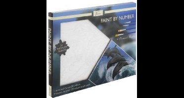 NASSAU Schilderij op Nummer Dolfijn 30 x 40 cm