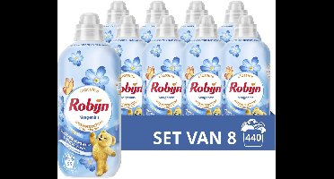 Robijn Wasverzachter - Morgenfris - 8 flessen - 440 wasbeurten - Voordeelverpakking