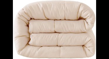 ApexArte® Dekbed 240x220 - 2 Persoons 4 Seizoenen - Wasbaar - Extra Zacht - Beige