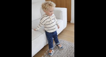 Vertbaudet Gestreepte trui met capuchon baby