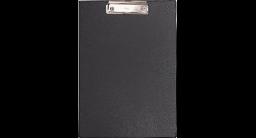 MAUL klemplaat Poly, PP folie, A4 staand, zwart 12 stuks