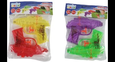 Waterpistool - 2 stuks - 11.5cm - assorti