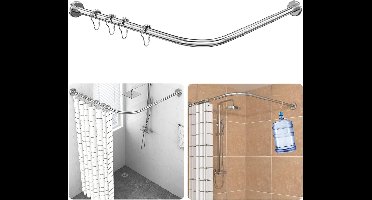 ApexArte® Douchestang - Doucheset - Douchegordijnstang