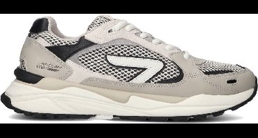 HUB Slam-m Sneakers Heren - Leren Sneaker - Beige - Maat 44