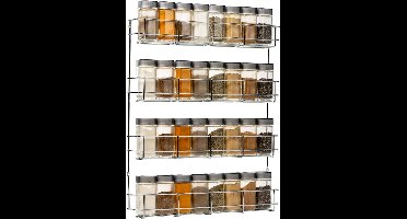 ApexArte® Kruidenrek Ophangbaar - Kruidenpotjes Lade Organizer - Kruidenrekken - RVS