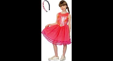 K3 jurkje Zeemeermin - zeemeerminjurkje - zeemeerminjurk - 3-5 jaar + glitter haarband