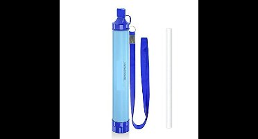 Buiten Waterfilter Survival en Waterzuiveringsapparaat - Waterfles met Waterfiltersysteem voor Outdoor en Noodpakket Thuis - Zuiver Drinkwater - 2000 Liter
