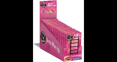 Clementoni - Crazy Chic - Oogschaduw - 6 kleuren -Roze - vanaf 6 jaar - 1 stuk