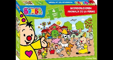 Bumba - Puzzel - 4 Stuk - Boerderijdieren