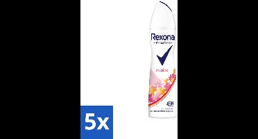 Rexona - Deodorant Spray - Motion Sense - Tropical - Anti-Transpirant & Perspirant - 150ml - Bulkverpakking - 5 stuks