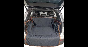 S&E Waterdichte Huisdier Kofferbakbeschermer - Anti-Kras en Slijtvaste Mat voor Auto - Zwart