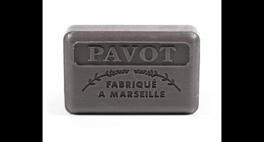 Savon de Marseille Pavot (opium) – Vegan & Natuurlijk – 4 Stuks van 125g – Hydraterend - mannelijke geur
