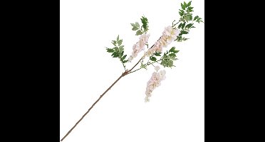 Chaks Blauweregen/wisteria - kunstbloemen - roze - 110 cm - kunstplanten/kunsttakken