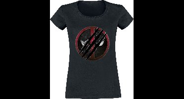 Deadpool 3 - Logo Dames T-shirt - zwart - XXL