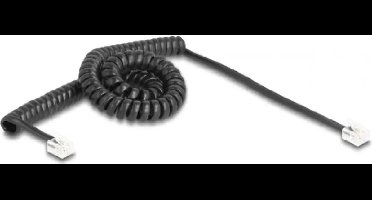 DeLOCK 90224 - Telefoonkabel 3 m - zwart