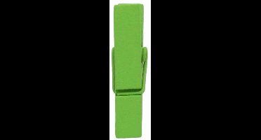 Mini Knijpertjes verkrijgbaar in verschillende kleuren, 24 stuks. - Groen