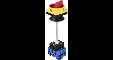 TRU COMPONENTS TC-LW30-40 300040 Hoofdschakelaar 40 A 690 V 1 x 90 ° Geel, Rood 1 stuk(s)