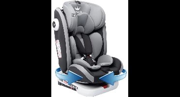 Kinderautostoel, 360° Draaibaar, ISOFIX Installatie, 5-Punts Veiligheidsgordel, De indeling moet hetzelfde blijven als de invoer. Z