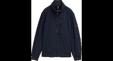 Tom Tailor - Zomerjas - Heren - M - Blauw - Polyester - 1044097