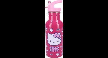 Vadobag Hello Kitty Drinkfles en Schoolbeker - Roze - Stainless Steel - 500 ml