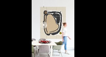 IXXI Loving Leaves II, Bohomadic Studio - 60 x 80 cm - Gratis ophangtool - Grote wanddecoratie en posters - Line art, Abstract, Minimalistisch