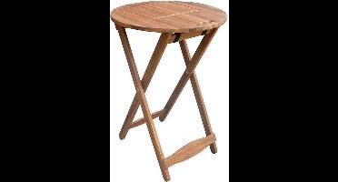 SenS-Line inklapbare BBQ bijzettafel rond - Acacia