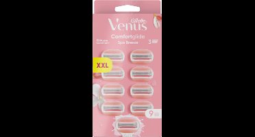 Gillette Venus Comfortglide Spa Breeze Scheermesjes Voor Vrouwen - 9 Navulmesjes