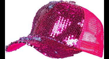 Pet Pailletten - Neon Roze - Volwassenen