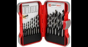 Höfftech borenset - houtborenset -houtboor 3 t/m 10mm - 15-delig