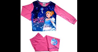 Cinderella - Pyjama - blauw met roze - Assepoester - maat 86/92