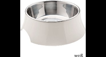 Hunter, stijlvolle melamine hondenvoerbak Atlanta met RVS voerbak