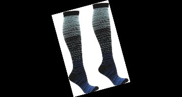 *** Sportkousen Compressiekous - Ideaal voor Sport en Vliegtuig - Maat L/XL- perfect voor hardlopen, sporten, reizen - maat L/XL - van Heble® ***