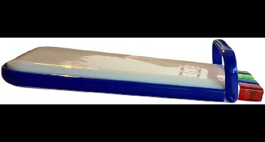 Merkloos - gekleurde pennen set - 4 stuks - blauw