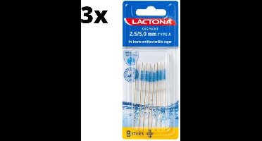 Lactona Easydent A - 2.5-5.0mm - 3 x 8 stuks - Voordeelverpakking