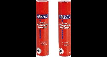 Roxasect Spuitbus tegen Vliegende Insectentegen - Insectenbestrijding - Spray - 2x 400ml voordeelverpakking