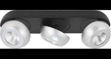 HighLight spot Doblo 3 lichts - zwart / alu