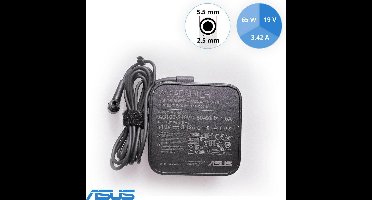 asus 65w 3.42a 19v  ADP-65GD B rechtsboven 1.5A in hoek adapter voeding oplader 5.5mm pin