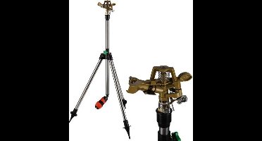 Gazonsproeier - 360° Telescoop Statief - Rijkwijdte tot 24m