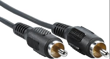 Subwoofer Kabel - 5 meter - Zwart