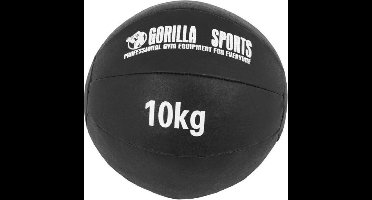Gorilla Sports Medicijnbal - Medicine Ball - Kunstleer - 10 kg