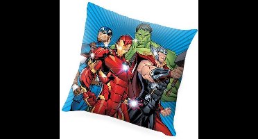 Avengers sierkussen met LED verlichting 40X40 cm
