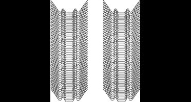 Deuba Kasklemmen RVS - 100 stuks – Afmeting 85 x 30 x 1,5 mm – Zilver