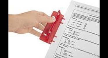 WEDO perforator, perforatiecapaciteit: 3 vel, ICE roze