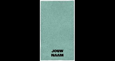 Strandlaken met naam stonegreen 100x200cm