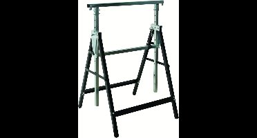 Toolland Toolland - verstelbare inklapbare schraag - max.belasting 180kg - metaal - zwart