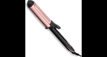 BaByliss Rose-Quartz 38mm Krultang C453E – 6 temperatuurinstellingen - Extra lange cilinder met quartz-keramische coating - Golven/slag